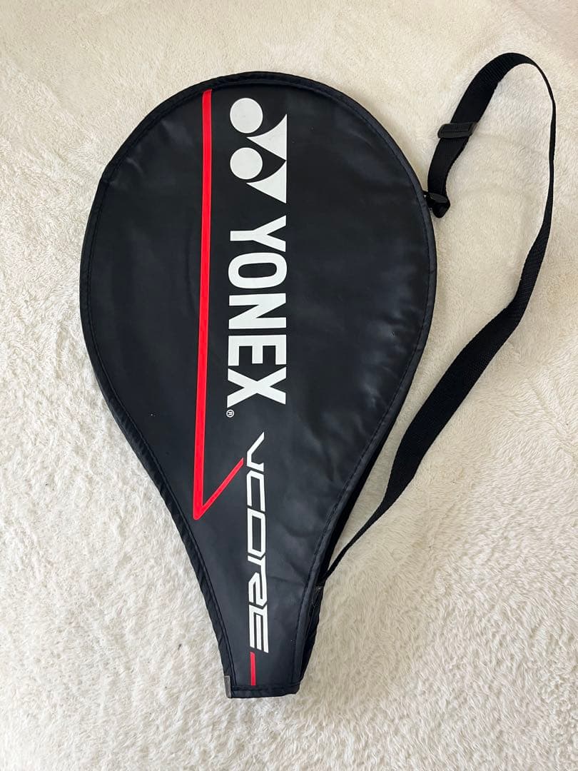⭐︎YONEX VCORE テニスラケット ⭐︎赤黒⭐︎カバー付き⭐︎グリップ交換新品⭐︎