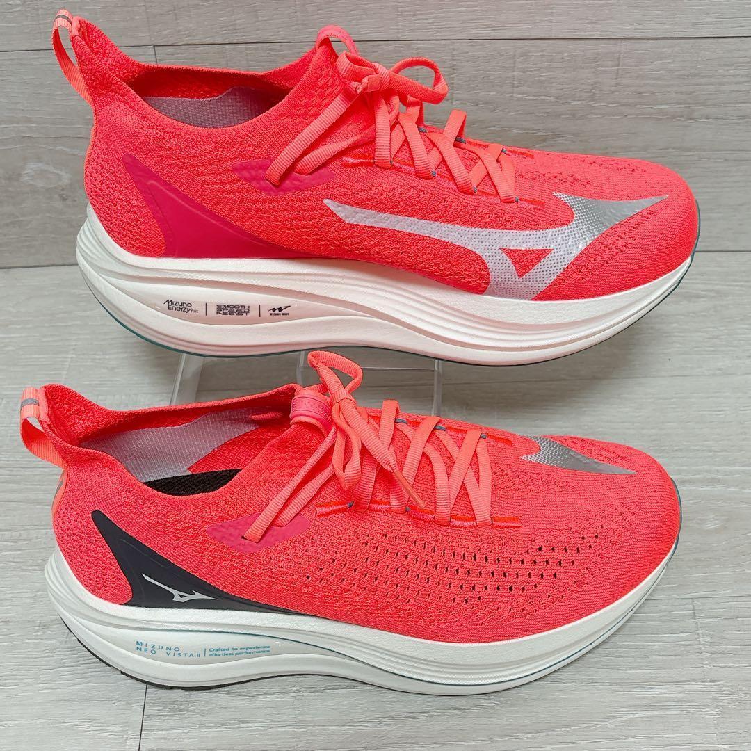 【極美品】ミズノ MIZUNO ネオビスタ２　ランニングシューズ 28