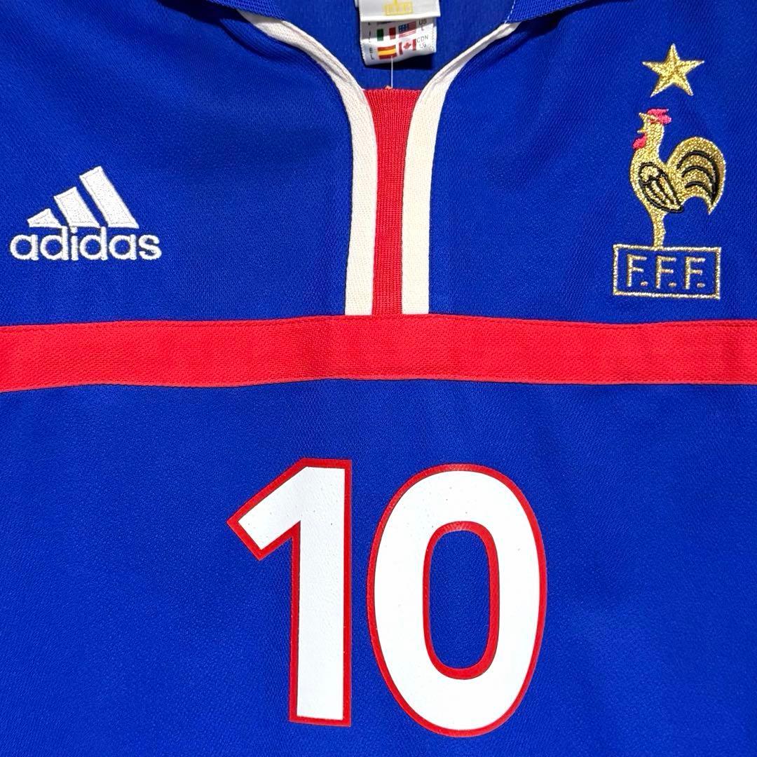 【新品/タグ付き】EURO2000 フランス代表♯10ジダン 【XLサイズ相当】