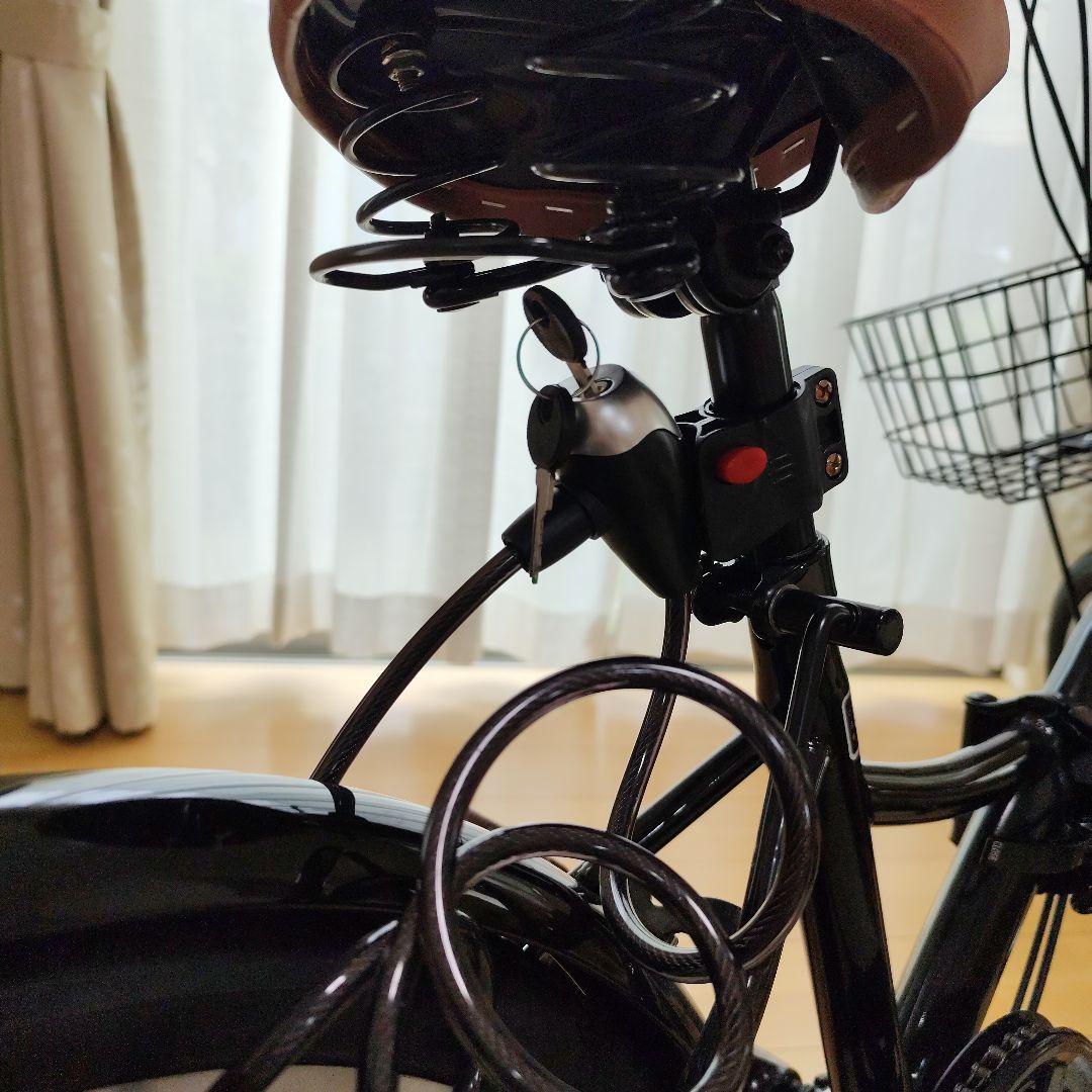 折りたたみ自転車 黒　アイジュサイクル20インチ