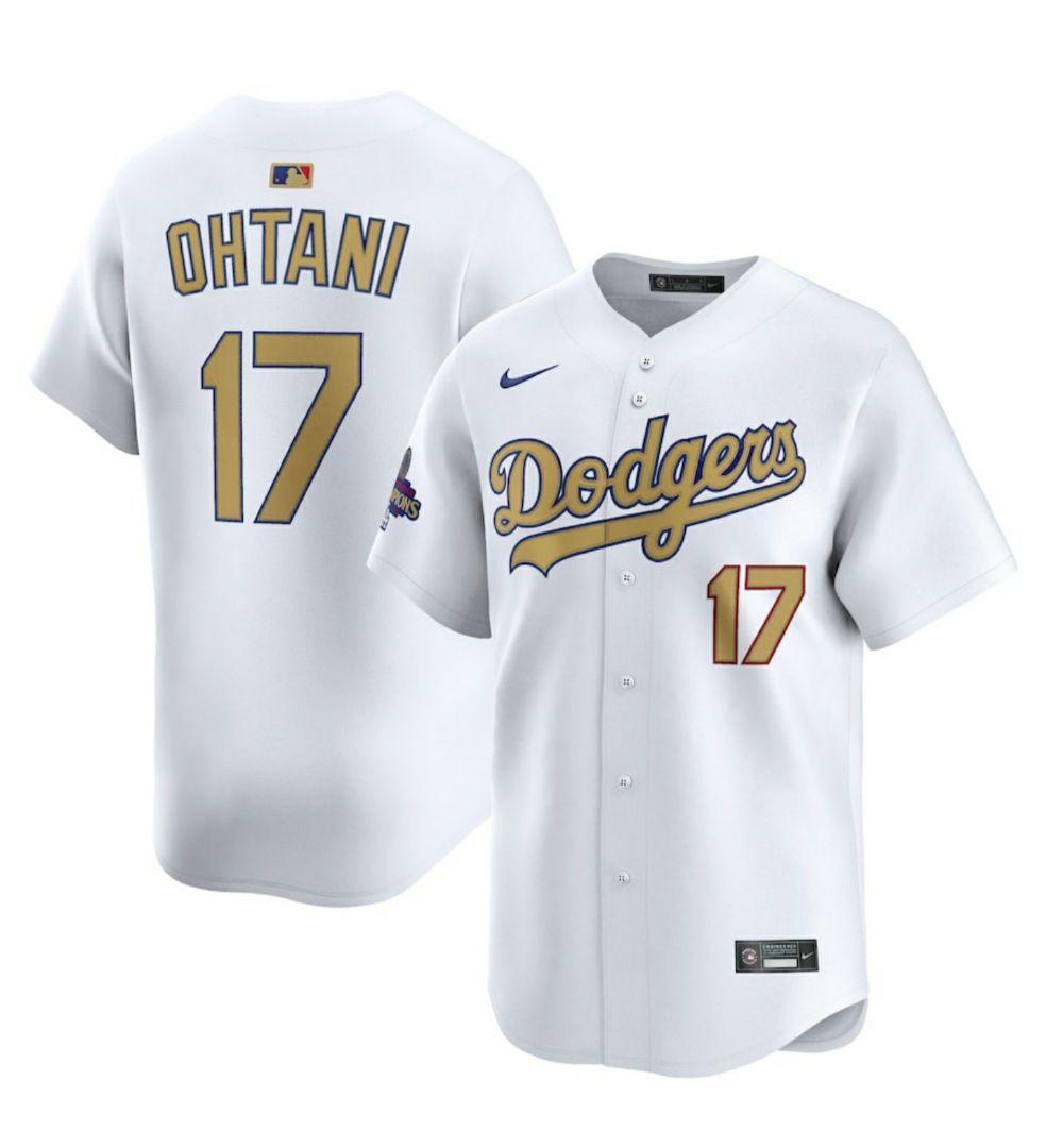 【正規品】限定ゴールドユニフォーム 大谷翔平ベッツフリーマン３点セット Ｓサイズ