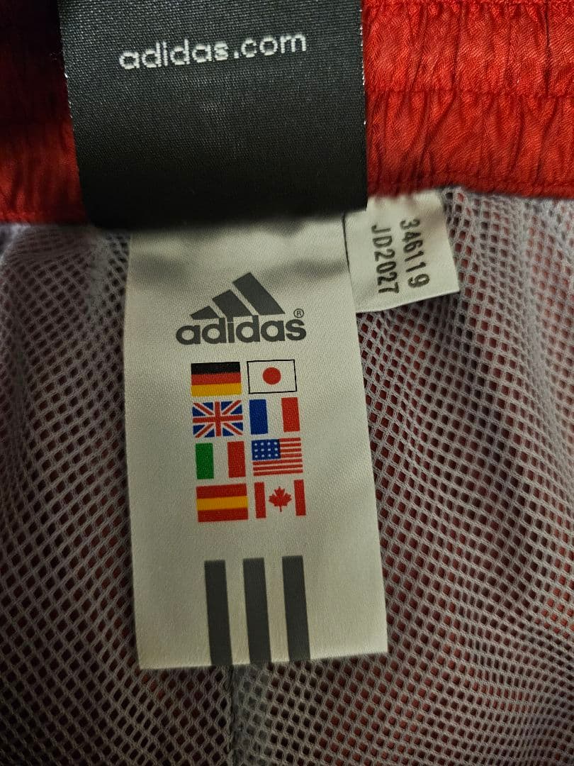 adidas ジャージ上下セット トラックジャケット メッシュ ナイロン