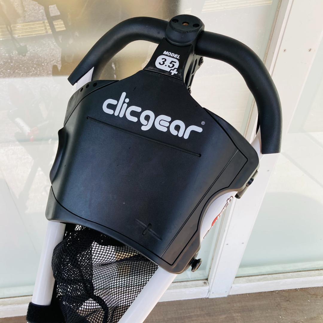 Clicgear クリックギア 3.5+ マットホワイト×ピンク ゴルフカート