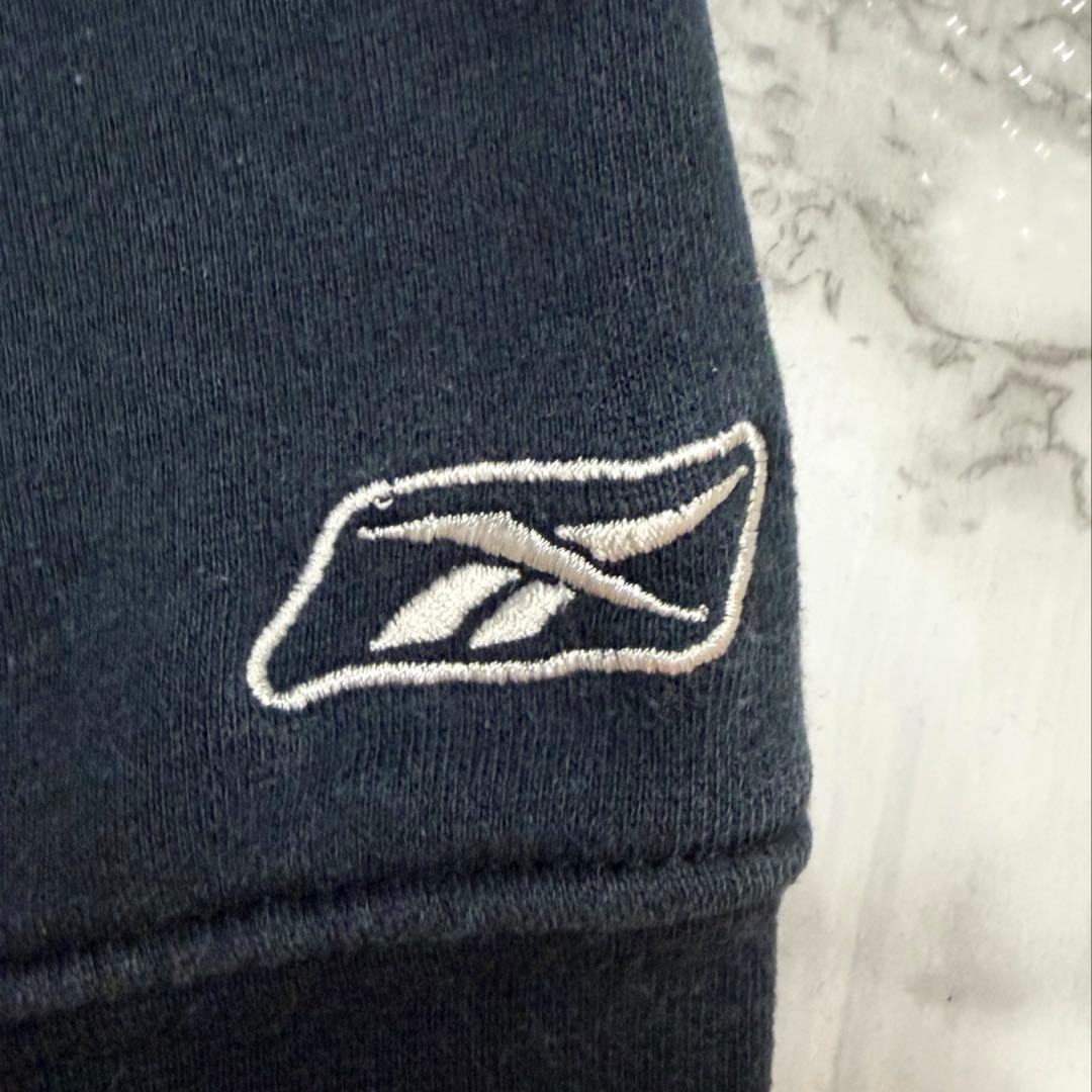 一点物 超ビッグサイズ　Reebok 76ers旧ロゴ刺繍スウェット　ビンテージ