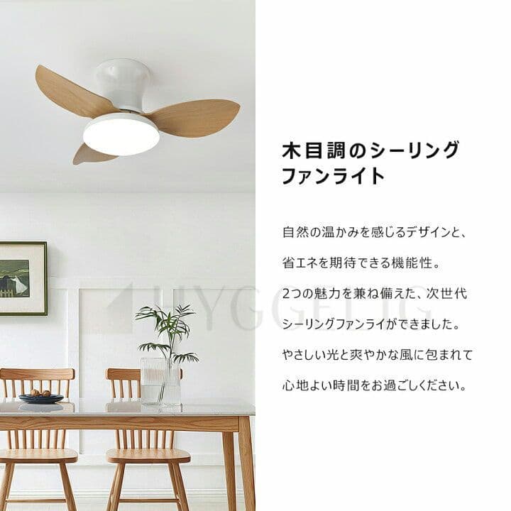 ✨️格安✨️LEDシーリングファンライト 調光調色 6段階調節 65cm 8畳