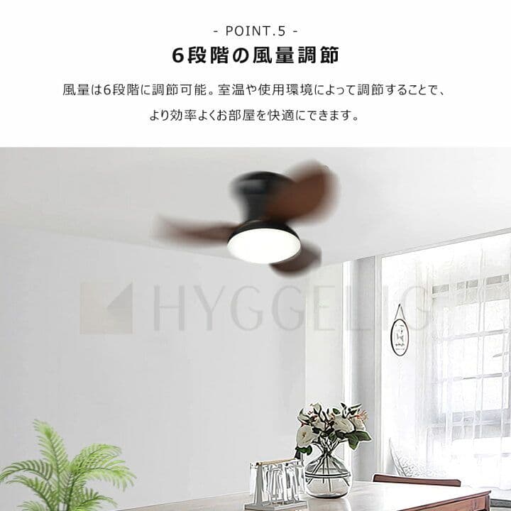 ✨️格安✨️LEDシーリングファンライト 調光調色 6段階調節 65cm 8畳