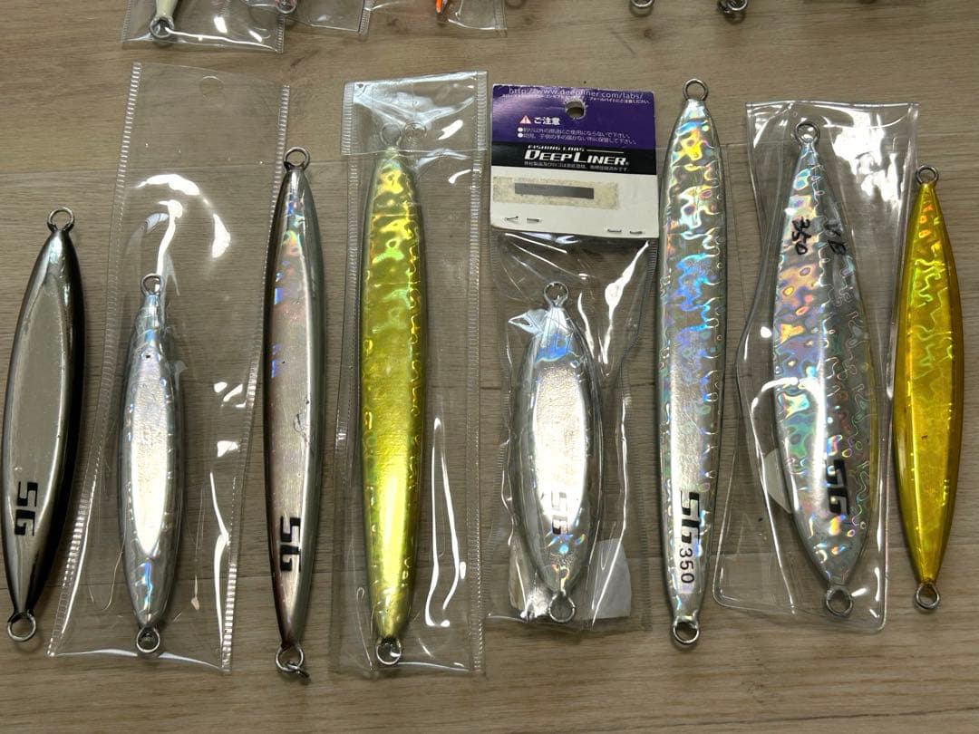 ディープライナー　ジグセット③DEEPLINER スーパーグロー多数！
