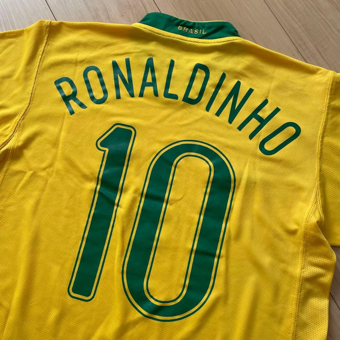 ブラジル代表 2006年 ホームモデル NIKE RONALDINHO 10番