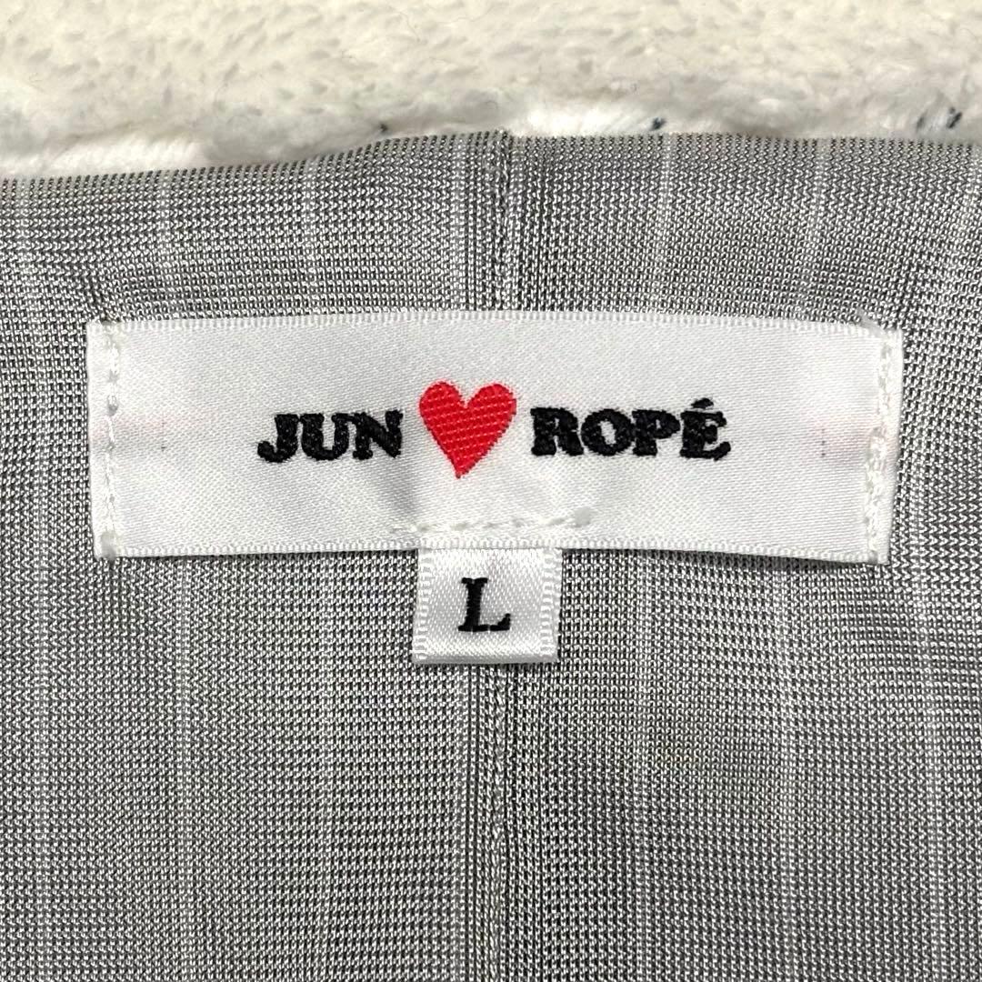 美品　JUN&ROPE　ゴルフアウター　キルト　2WAY　長袖半袖　L　ネイビー