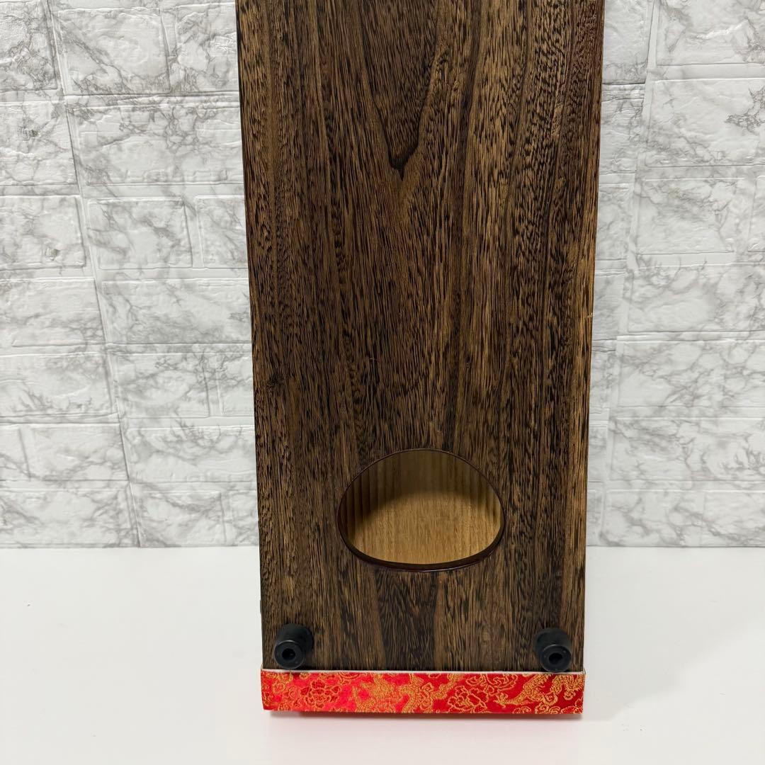 ③美品　ゼンオン 文化箏 上級 13弦 専用スタンド（立奏台）　短琴　柏葉