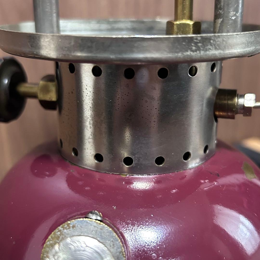 整備済み‼️☆Coleman 242B Custom lantern☆バーガンディ