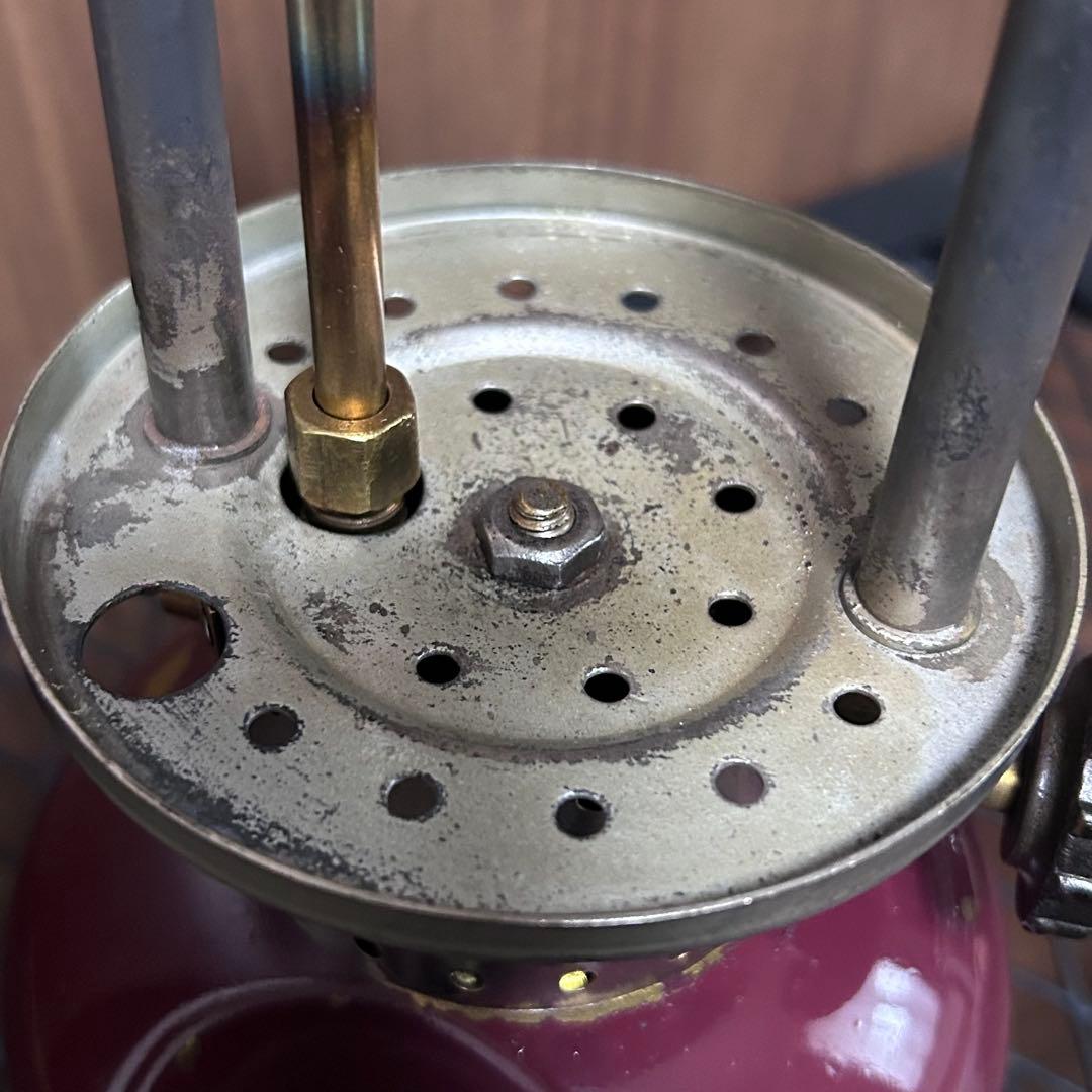 整備済み‼️☆Coleman 242B Custom lantern☆バーガンディ
