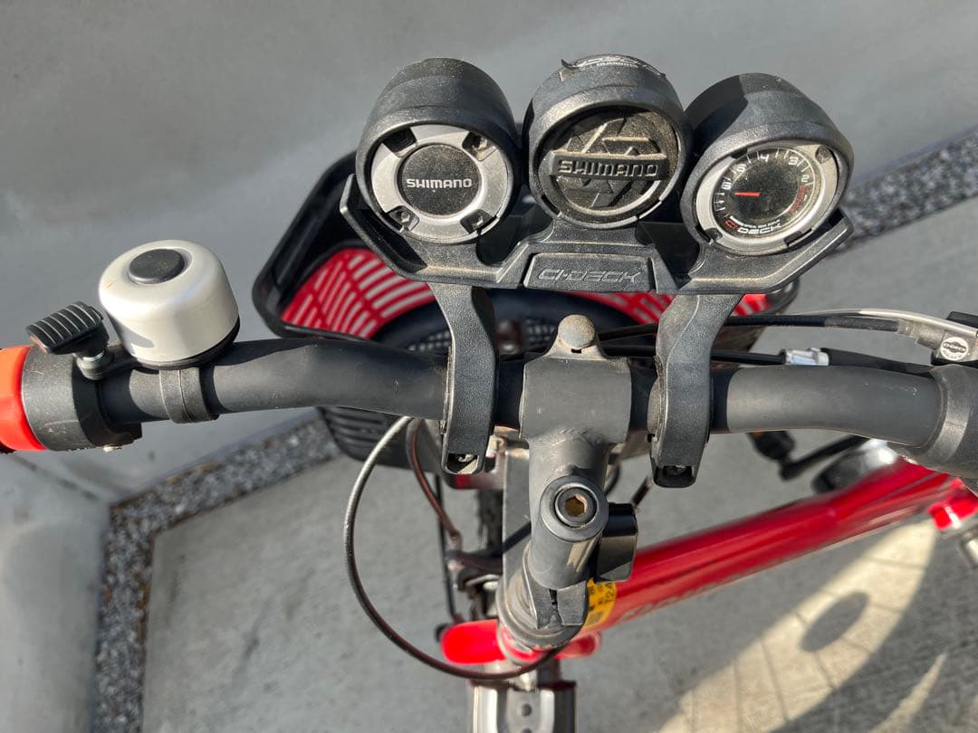 ブリヂストン　20インチ　子供用　自転車　赤