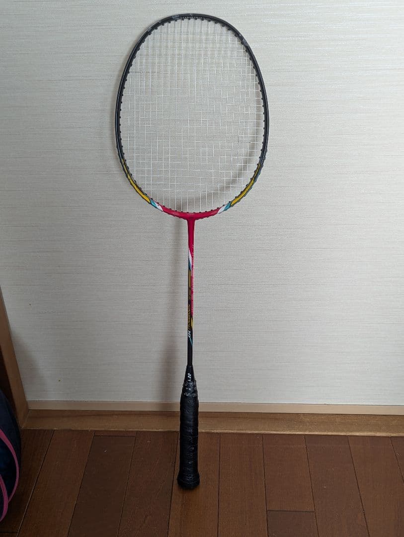 ラケットバッグ、シューズ、バドミントンラケット3点セット