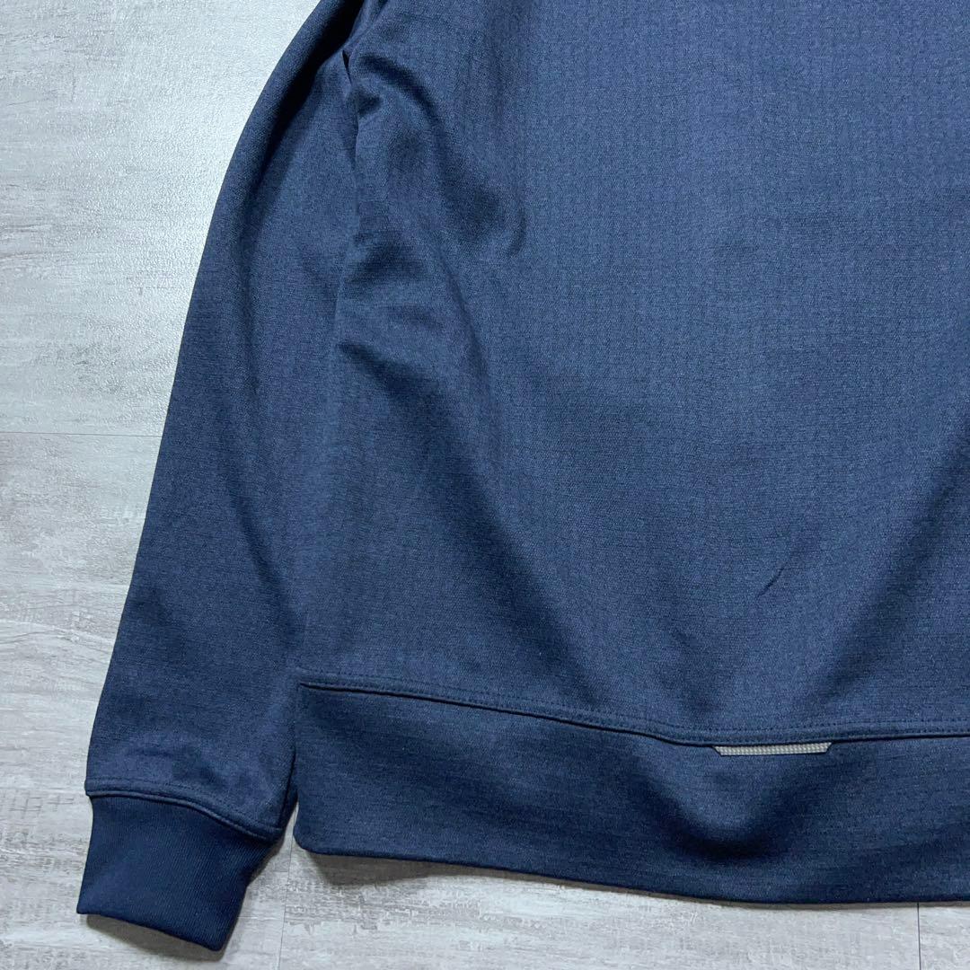 美品 OAKLEY オークリー ジャージ セットアップ 上下 ロゴ ネイビー M
