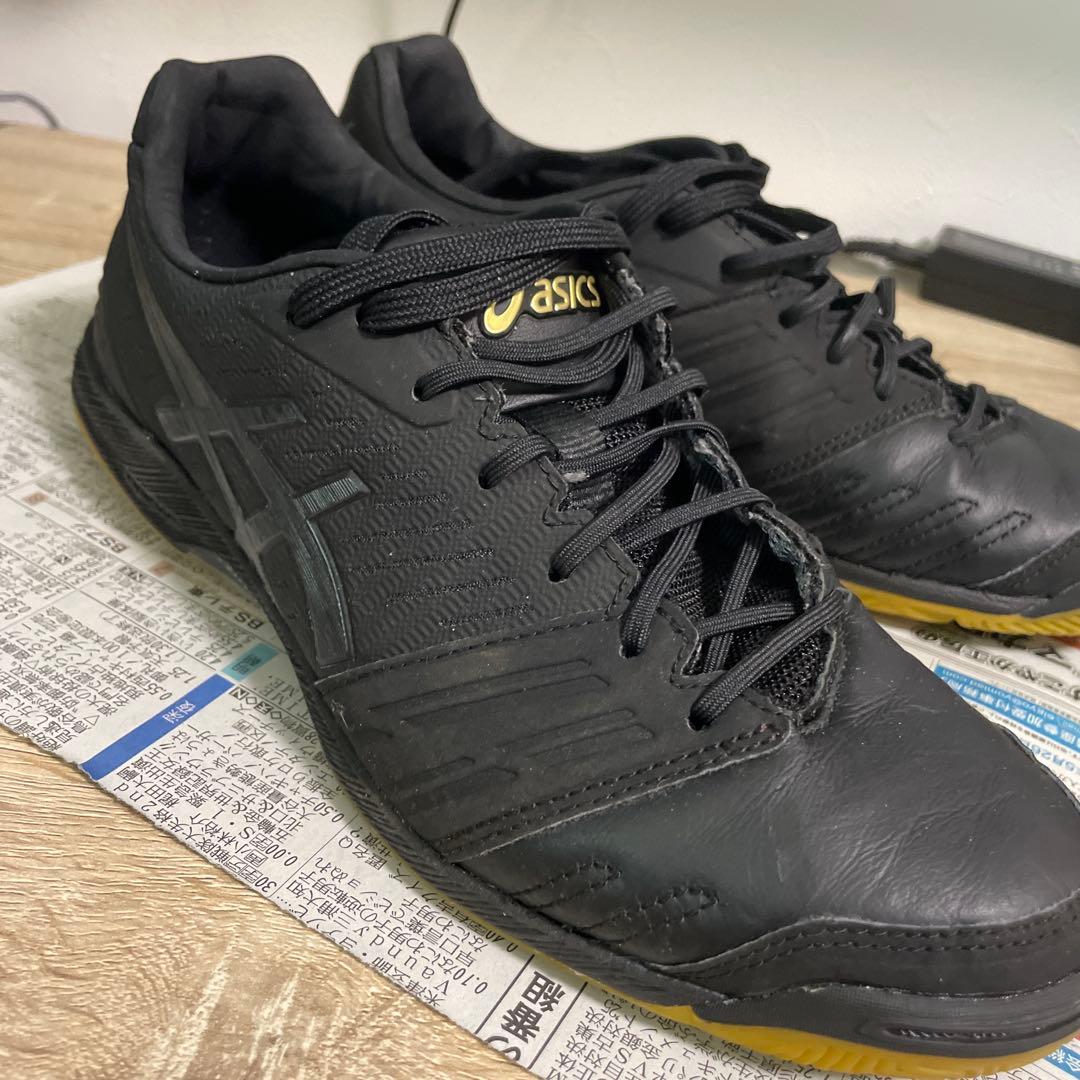 ASICS フットサルシューズ ブラック　デスタッキ　25cm