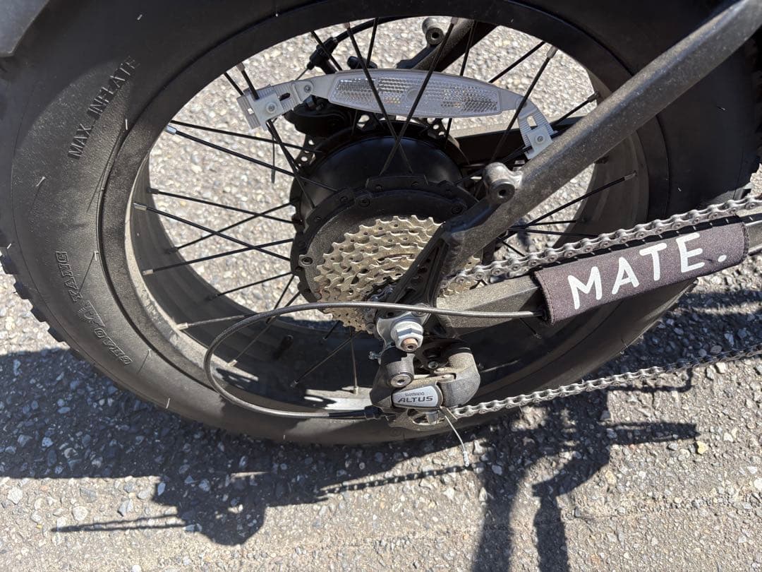 MATE. X 電動アシスト自転車 20インチ ブラック