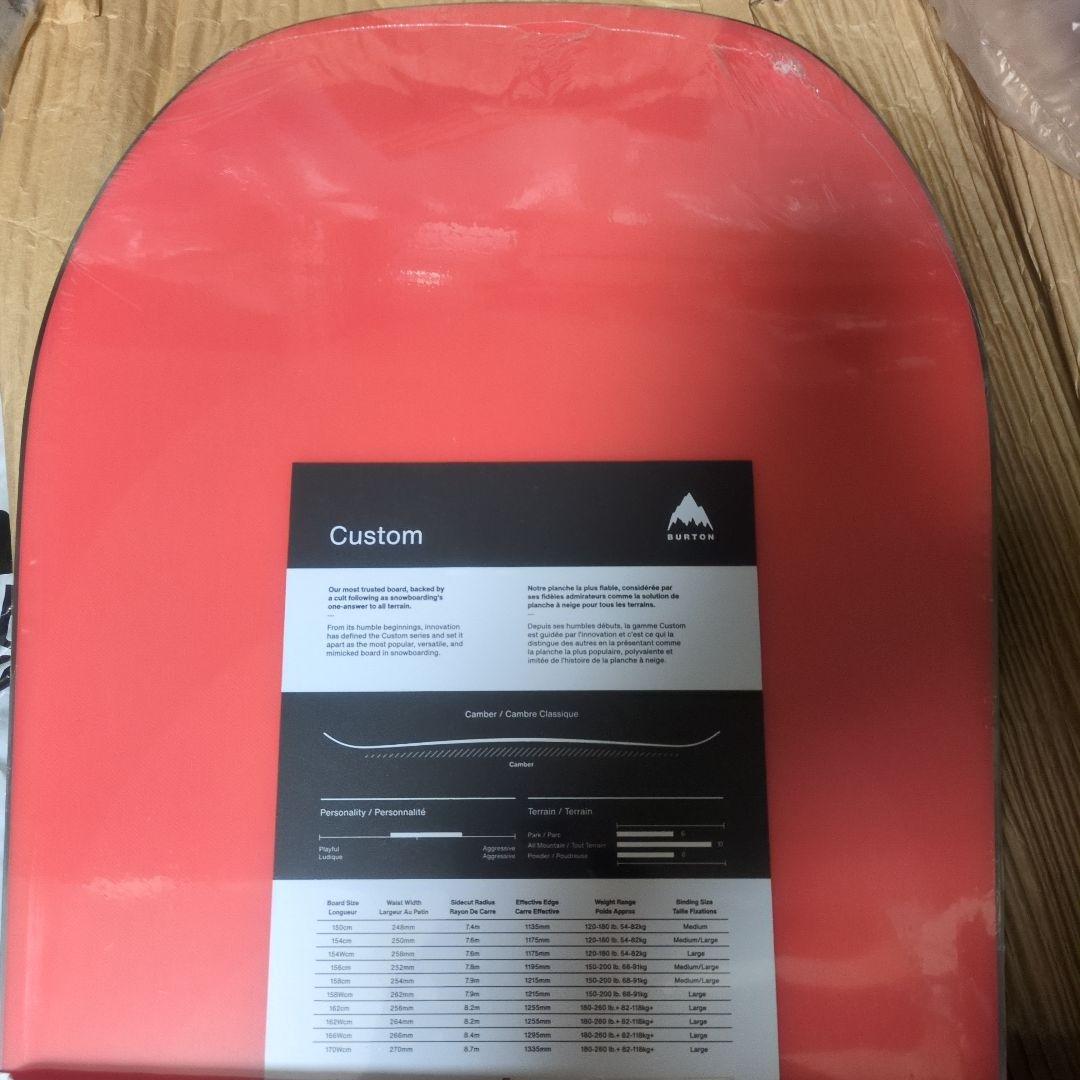 Burton custom156 キャンバー 新品未使用品