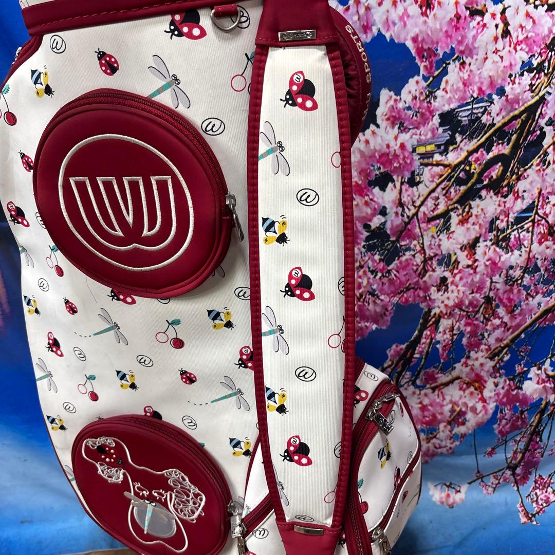 寶BX-1213 Ｍ・ＵSPORTS キャディバッグ てんとう虫デザイン
