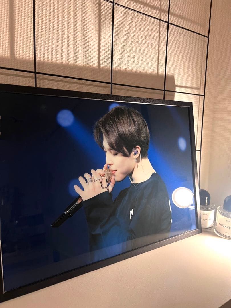 一点物★BTS JIMIN 額縁 アクリルパネル ジミン マスター 写真
