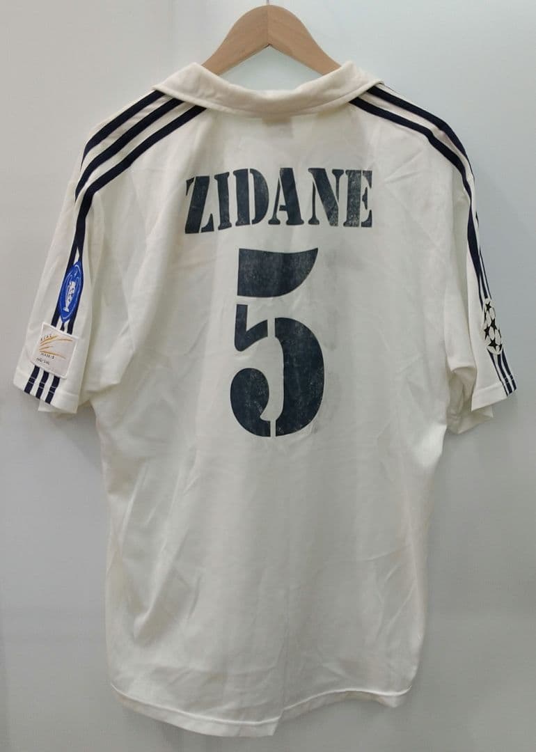 H920 レアル・マドリード ジダン 5 ユニフォーム 2002 adidas