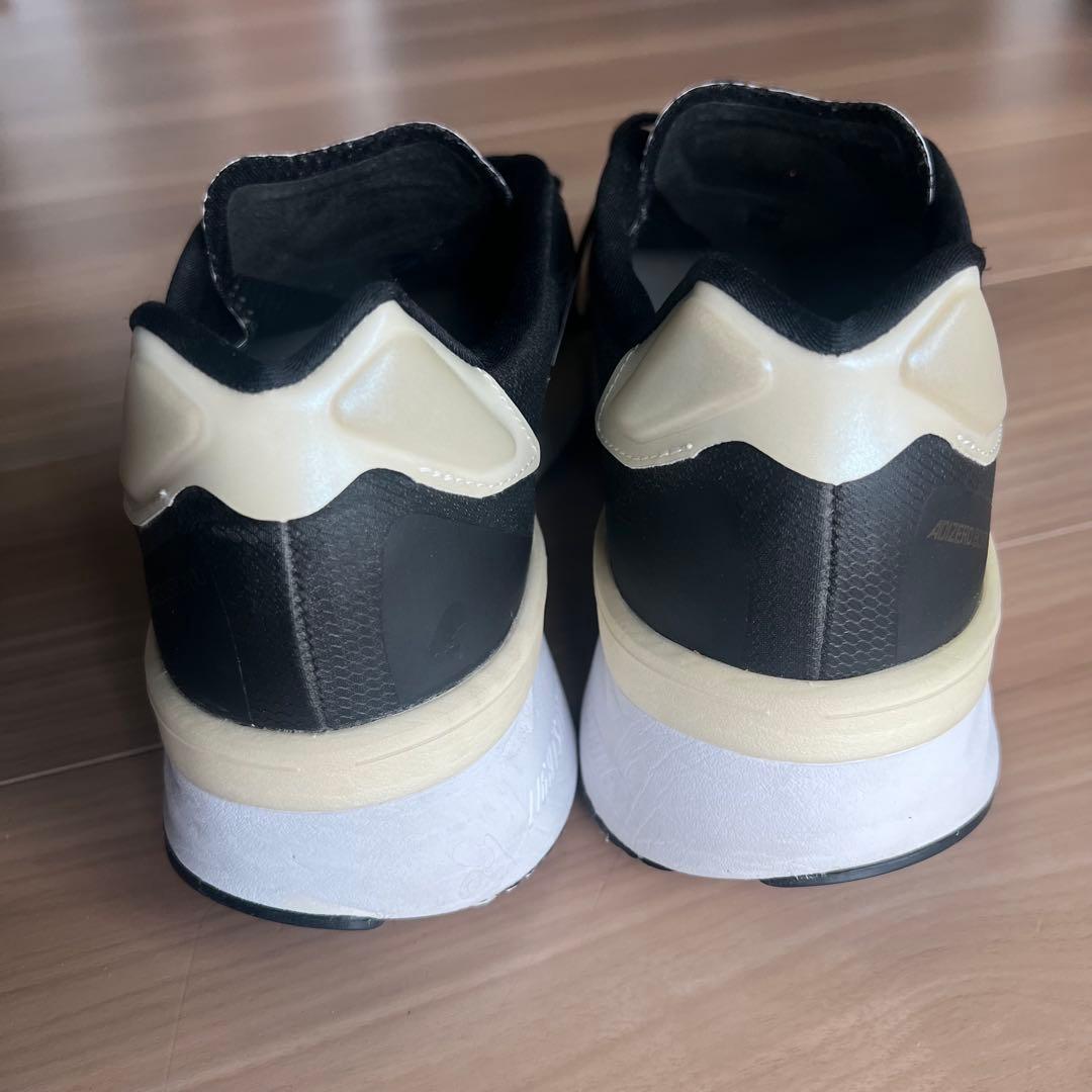adidas ブラックランニングシューズ アディゼロ ボストン 10