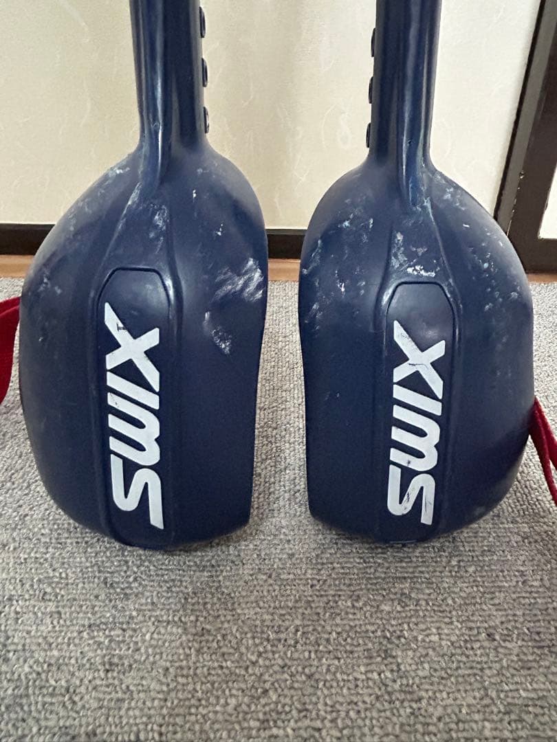 SWIX スキー用ストック 赤/青