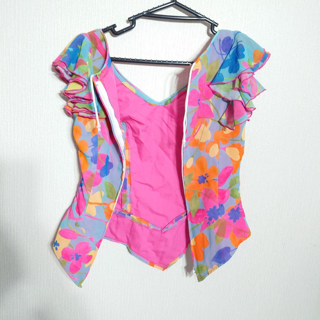 Creaciones ROAL S. L. フラメンコドレス 衣装 花柄 ピンク