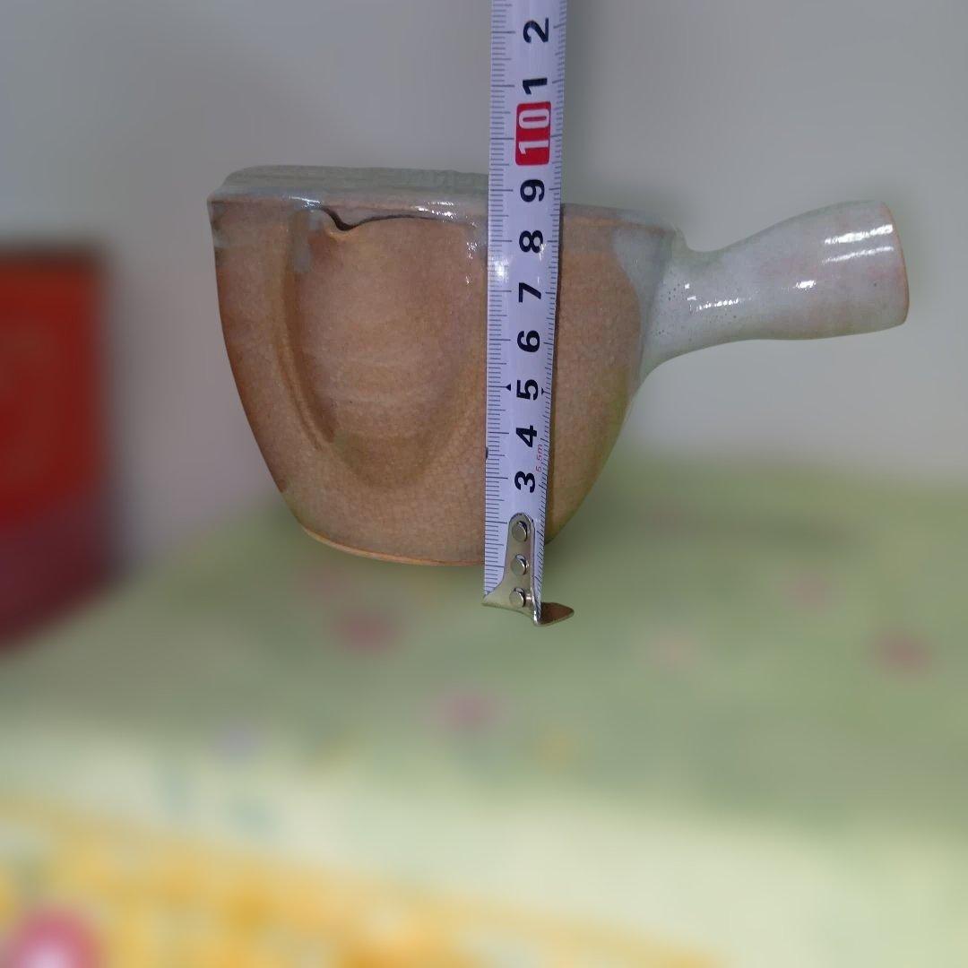 陶磁器萩焼の窯元、泉流山せんりゅうざん茶器セット、文化功労者陶芸家、吉賀大眉品