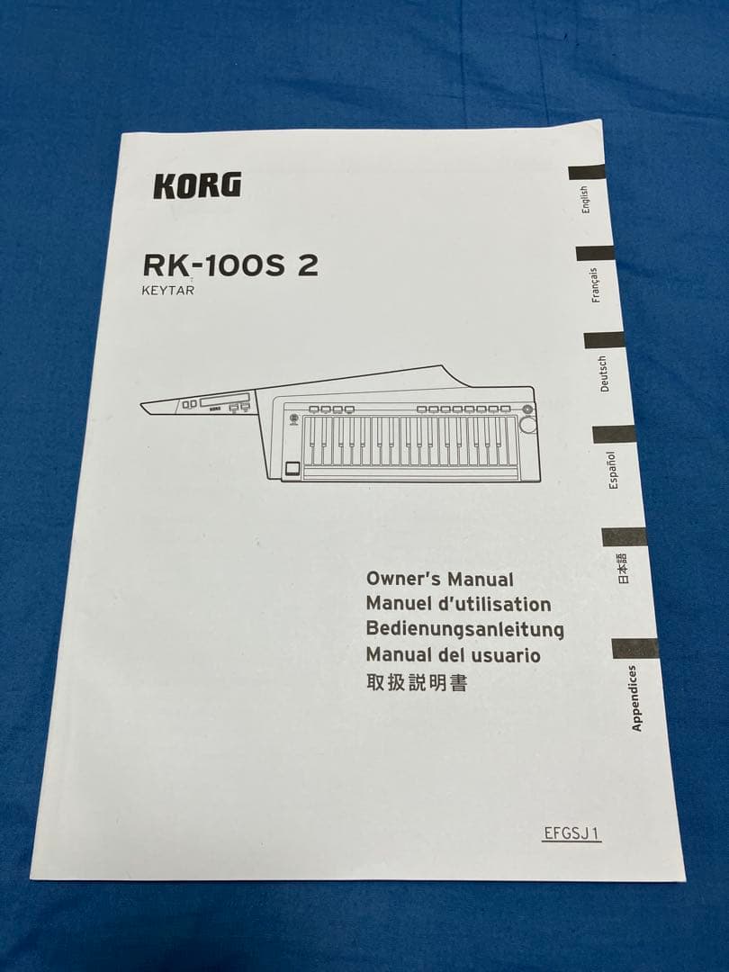 KORG RK-100S2 ブラック RK-100S2-BKショルダーキーボード