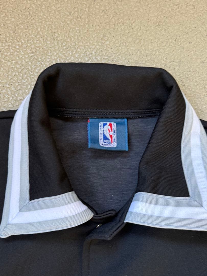 NBA ブラック トラックジャケットパンツ希少センタープレスフレア90s80s