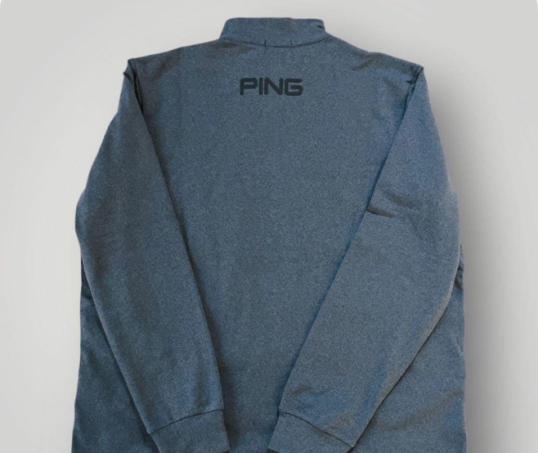 バ*ケ様 【新品】3L. PING 2024年キルティング ハーフジップシャツ