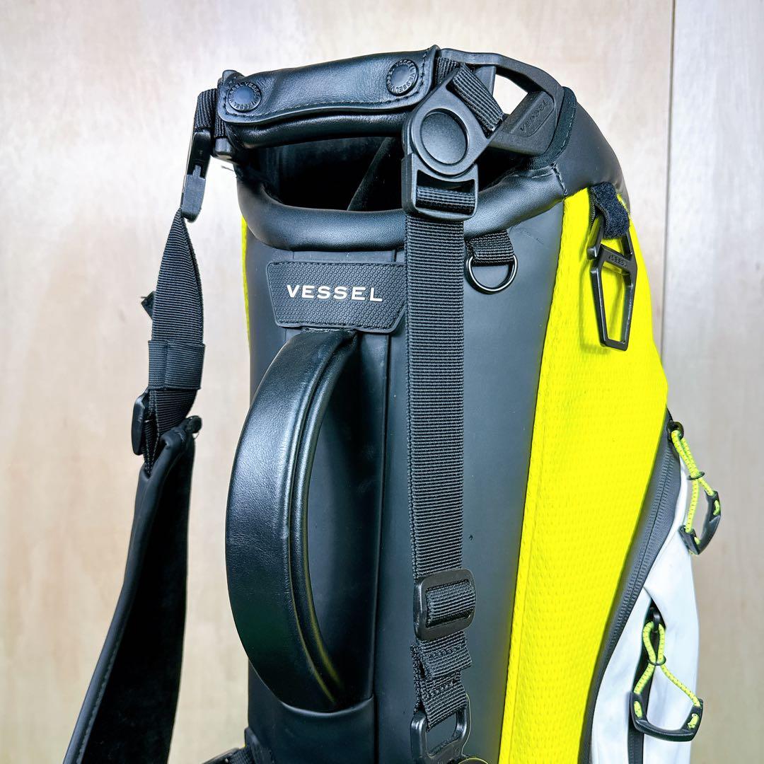 Vessel ベゼル キャディバッグ スタンド式 高級 合皮 希少 3.0