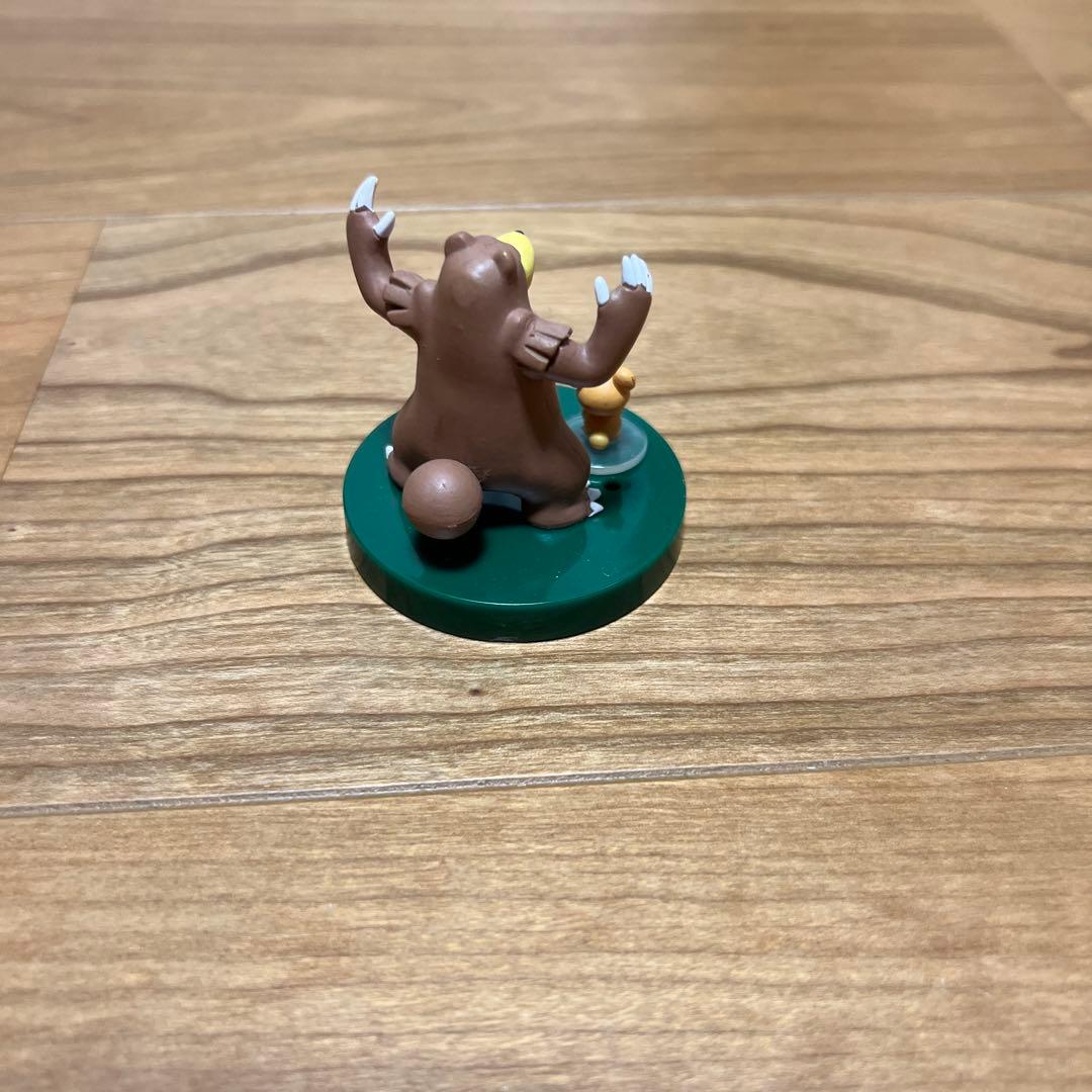 立体ポケモン図鑑　ぜんこくばん　ニドラン♀進化系　ヒメグマ進化系　専用台座