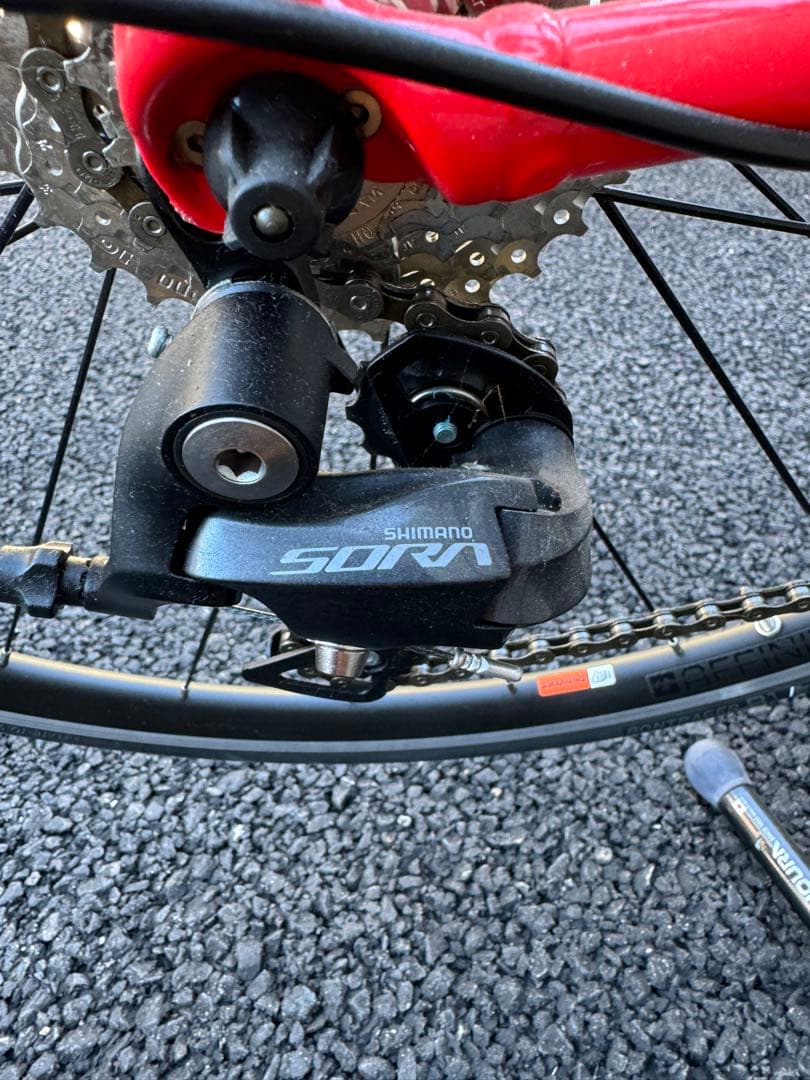 Trek 赤 自転車 本体