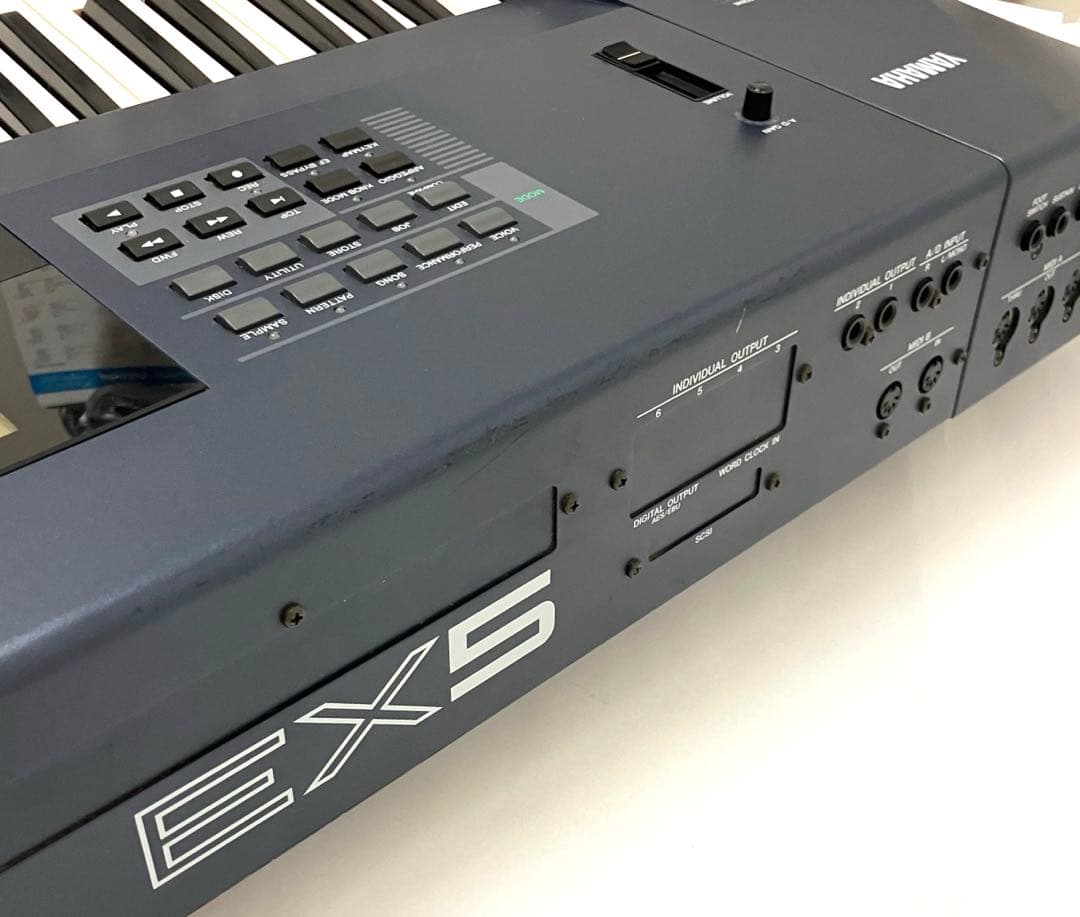 動作保証 YAMAHA シンセサイザー EX5 希少非売品フロッピー付き