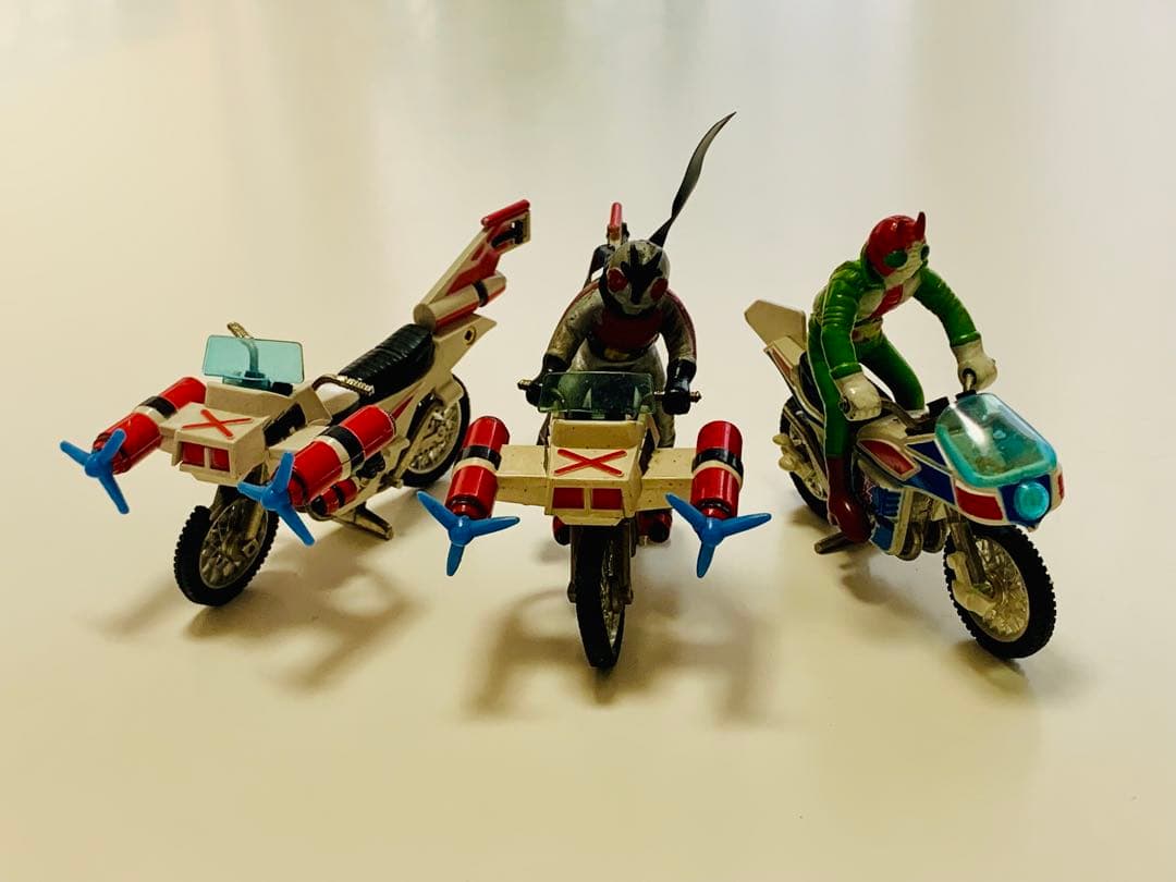 ポピー 超合金 ポピニカ 仮面ライダー クルーザー　ハリケーン 中古品 レトロ