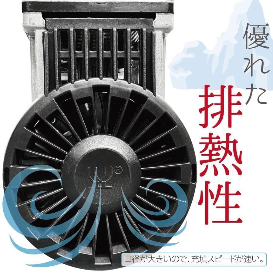 エアーコンプレッサー 100v 静音 小型 オイルレス 12L 2223