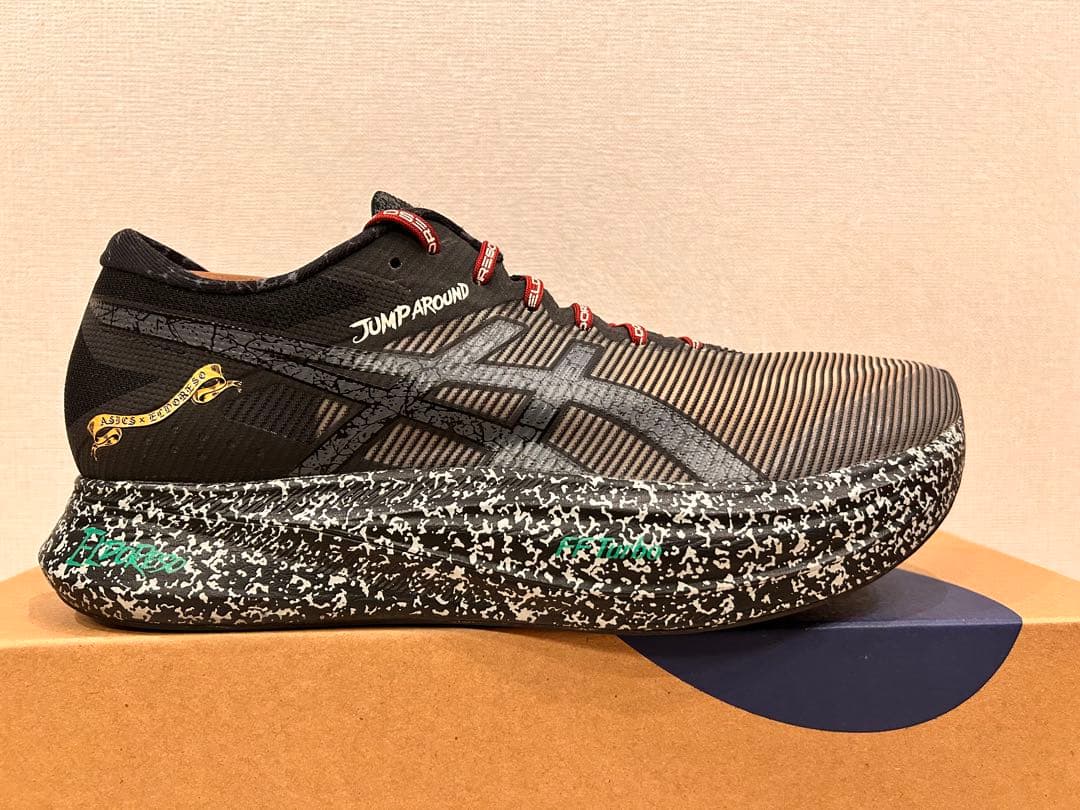 asics x eldoreso S4 28cm ステッカー