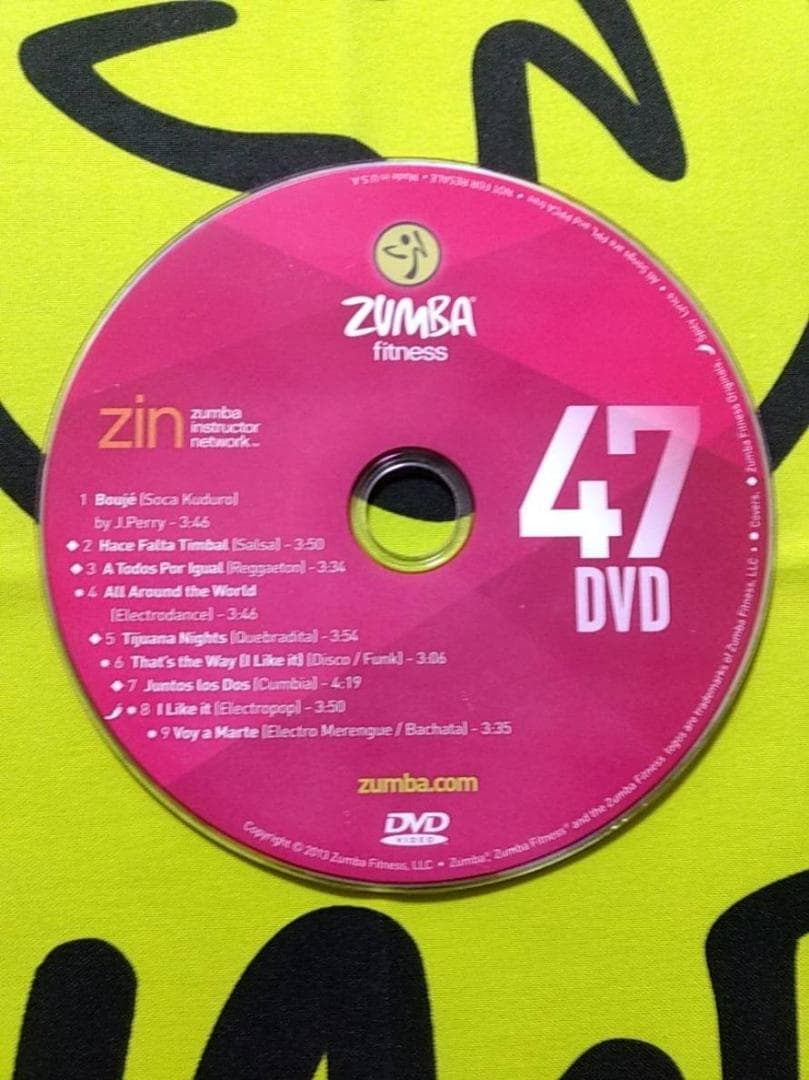 ZUMBA　ズンバ　ZIN47　希少品　CD ＆ DVD　インストラクター専用