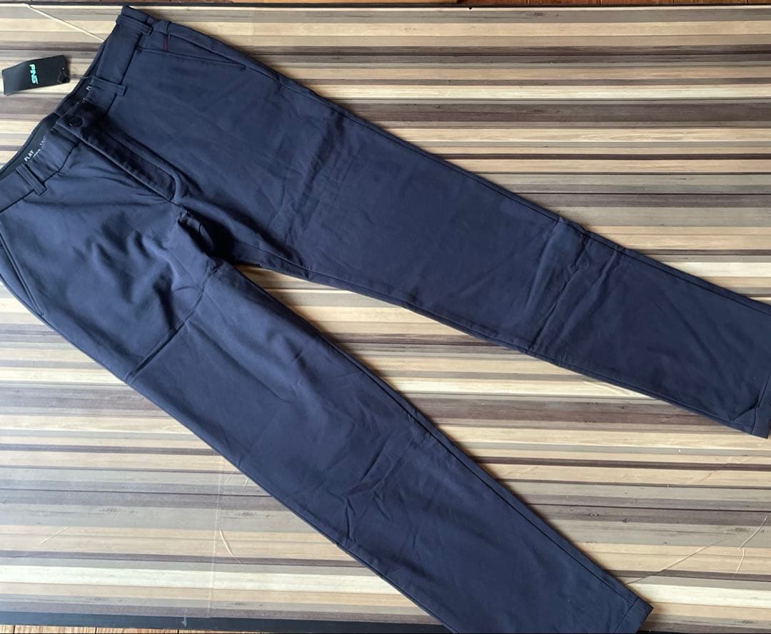 【新品タグ付き】PING ゴルフパンツ メンズ 裏起毛 ストレッチ 防寒W80
