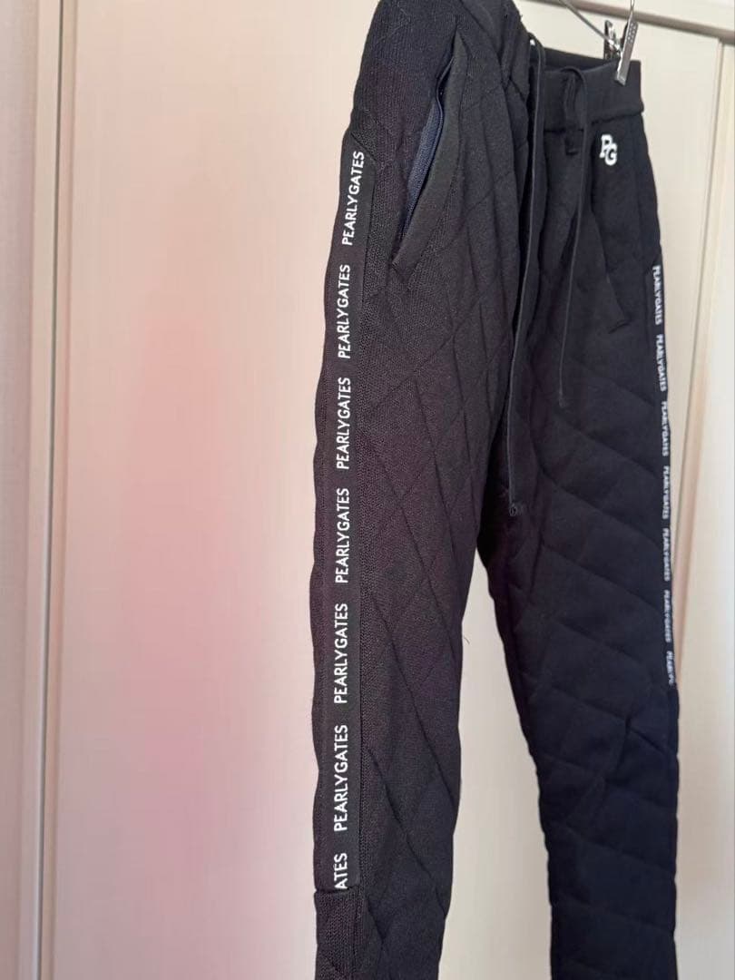 ★超美品　暖パン　ブラック　メンズ　サイズ4 PEARLY GATES GOLF