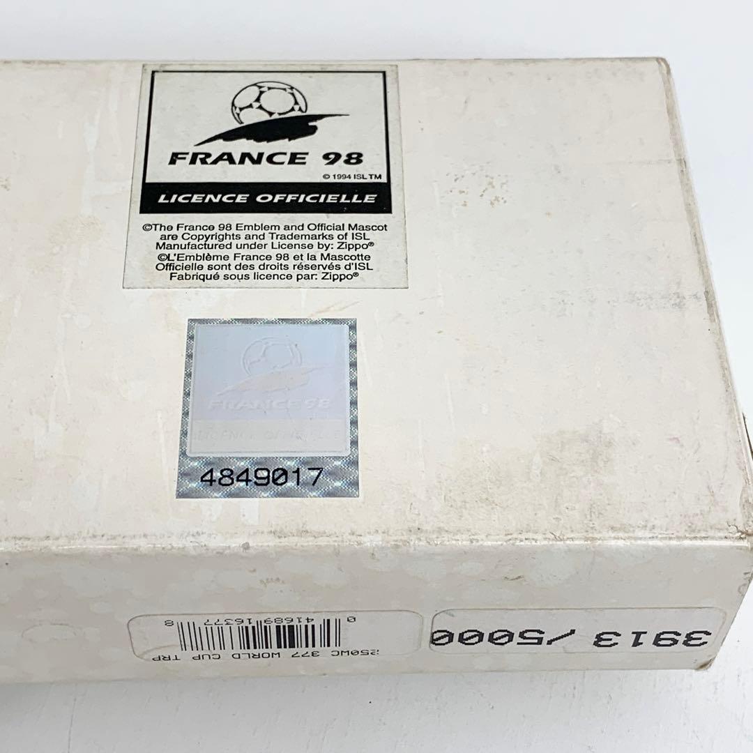 未使用 ZIPPO ジッポー FRANCE98 ワールドカップ 2407125