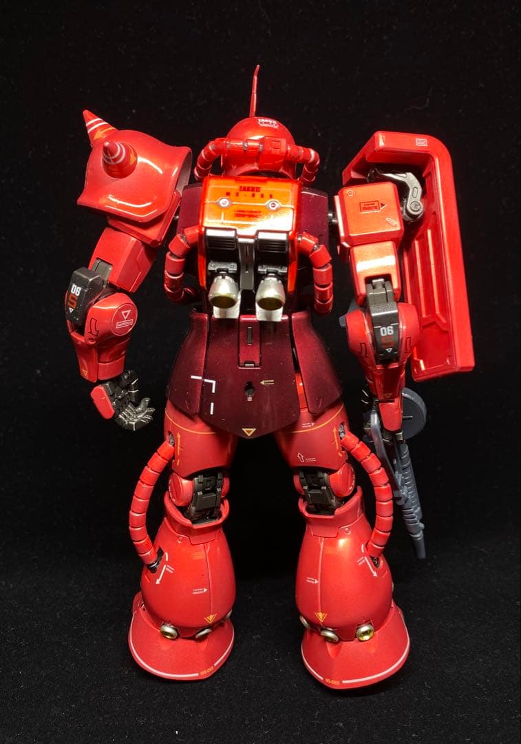 【ガンプラ完成品】　MG ザクⅡ （シャア専用Ver.2）