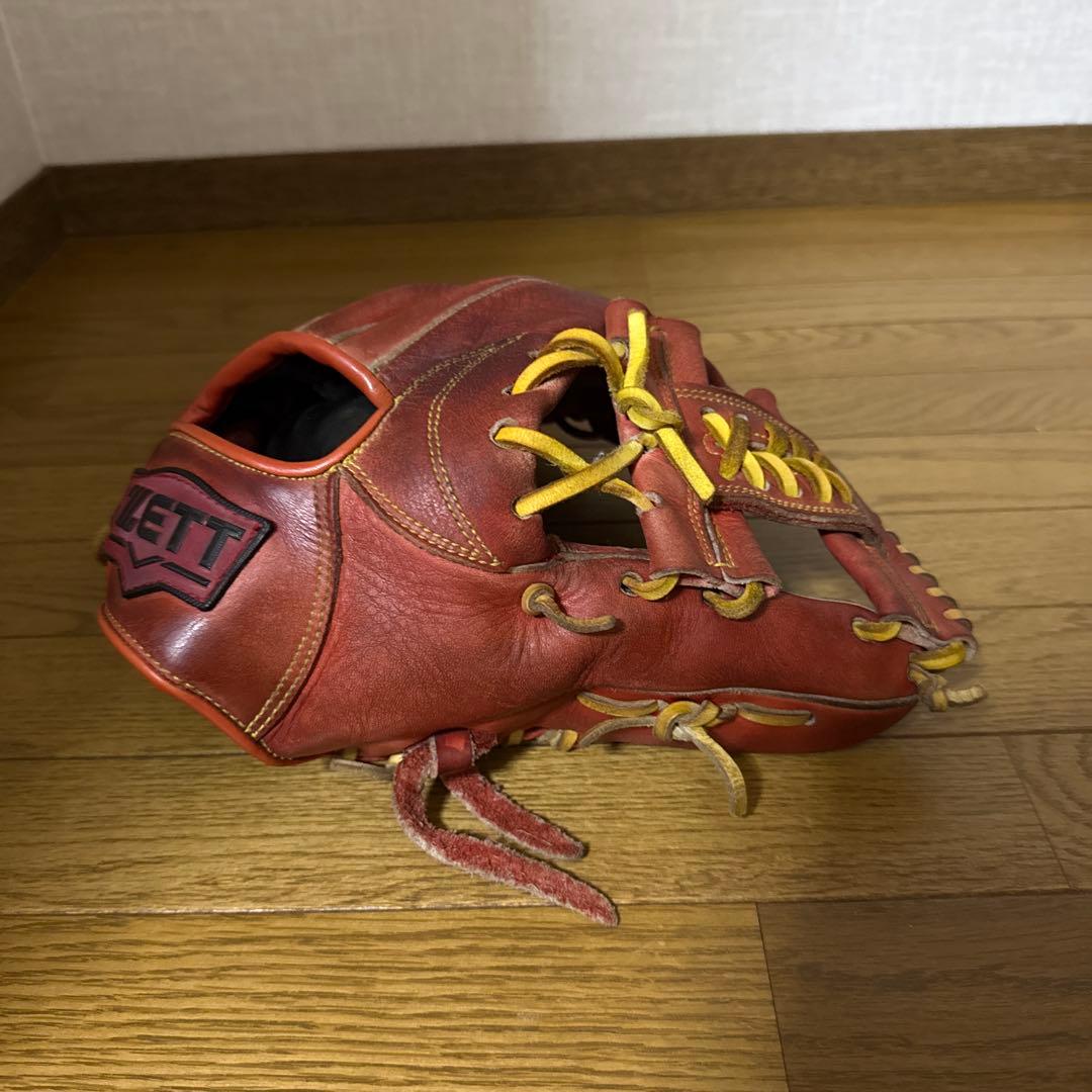 横*山様 ZETT 硬式グローブ レッド