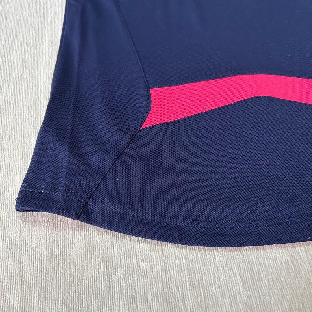 ヨネックス　Tシャツ テニス　試合着 メンズ　ネイビー　赤　ロゴ　YONEX