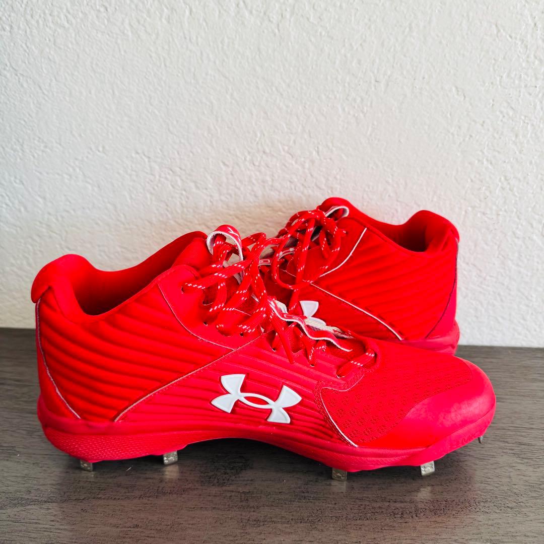 Under Armour レッド スパイクシューズ　31cm
