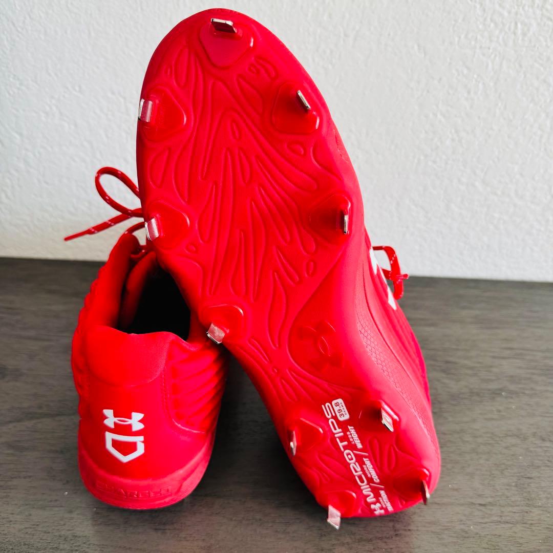 Under Armour レッド スパイクシューズ　31cm