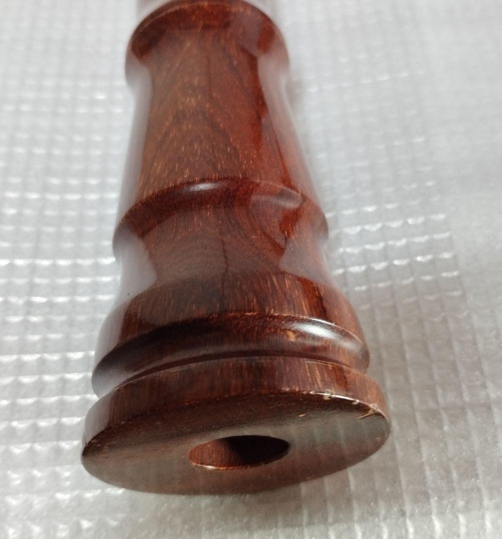 尺八 紅紫檀 　　薫風　和楽器　木製　YW58
