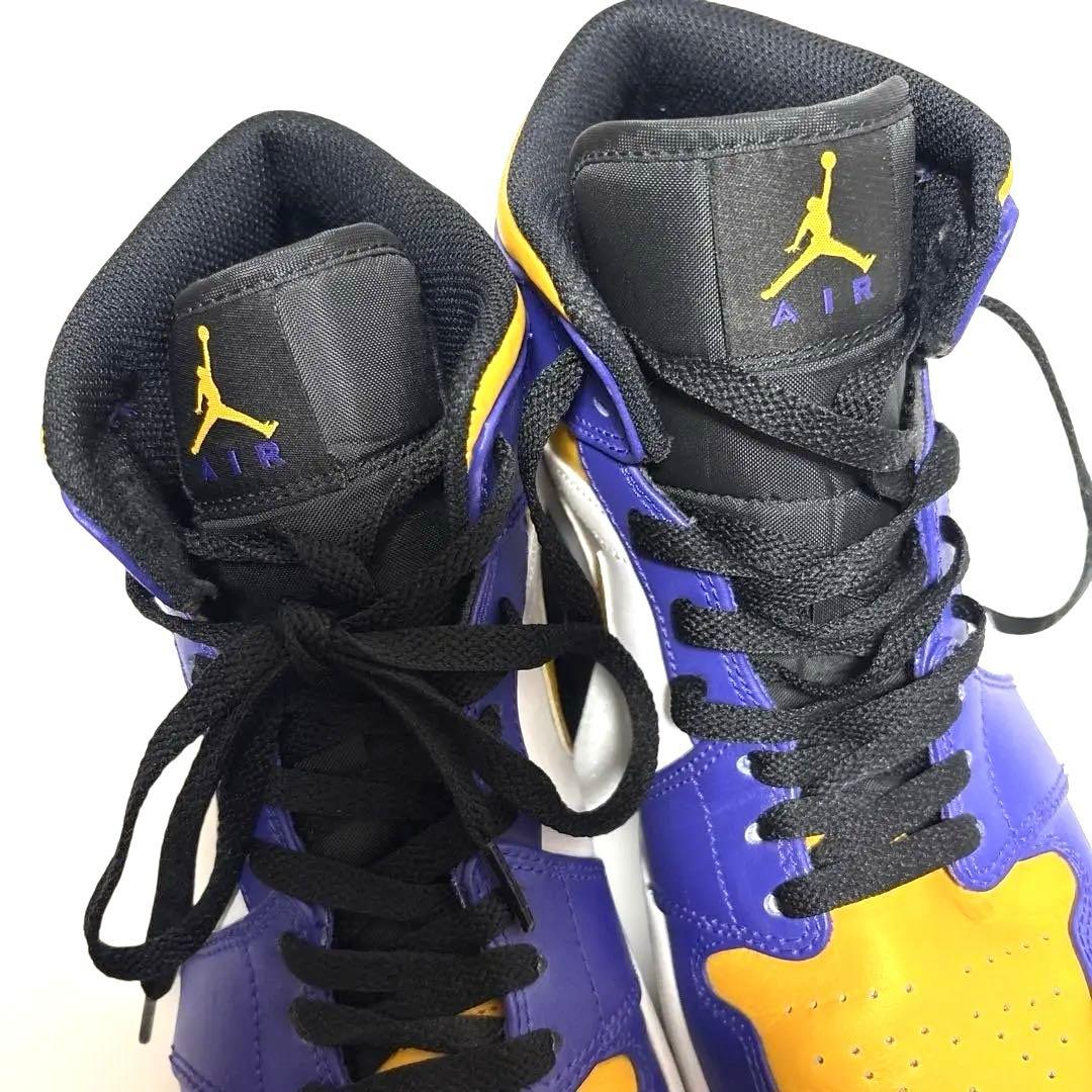 Air Jordan ハイカットシューズ 紫/黄